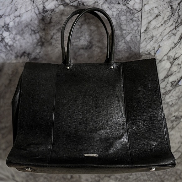 Rebecca Minkoff Large MAB Saffiano Leather Shoulder Purse Tote Bag - Picture 3 of 16